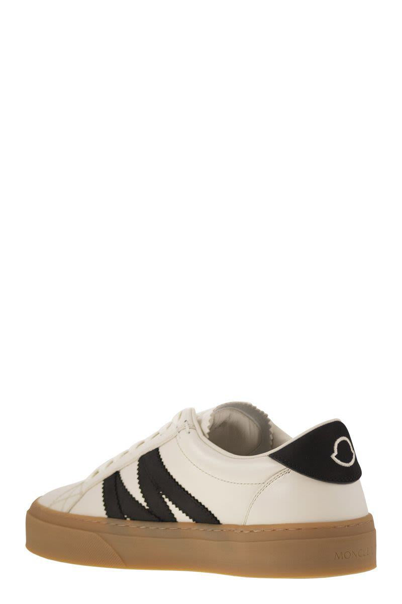 Moncler Monaco2 - Leather And Nubuck Sneakers.