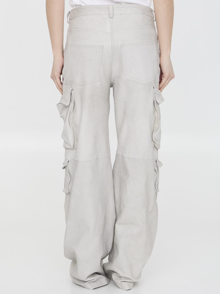 Leather Cargo Pants