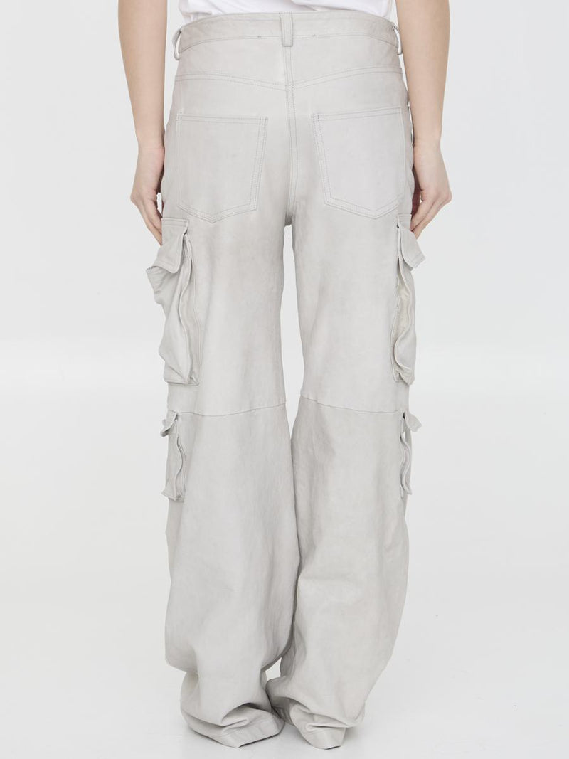 Leather Cargo Pants