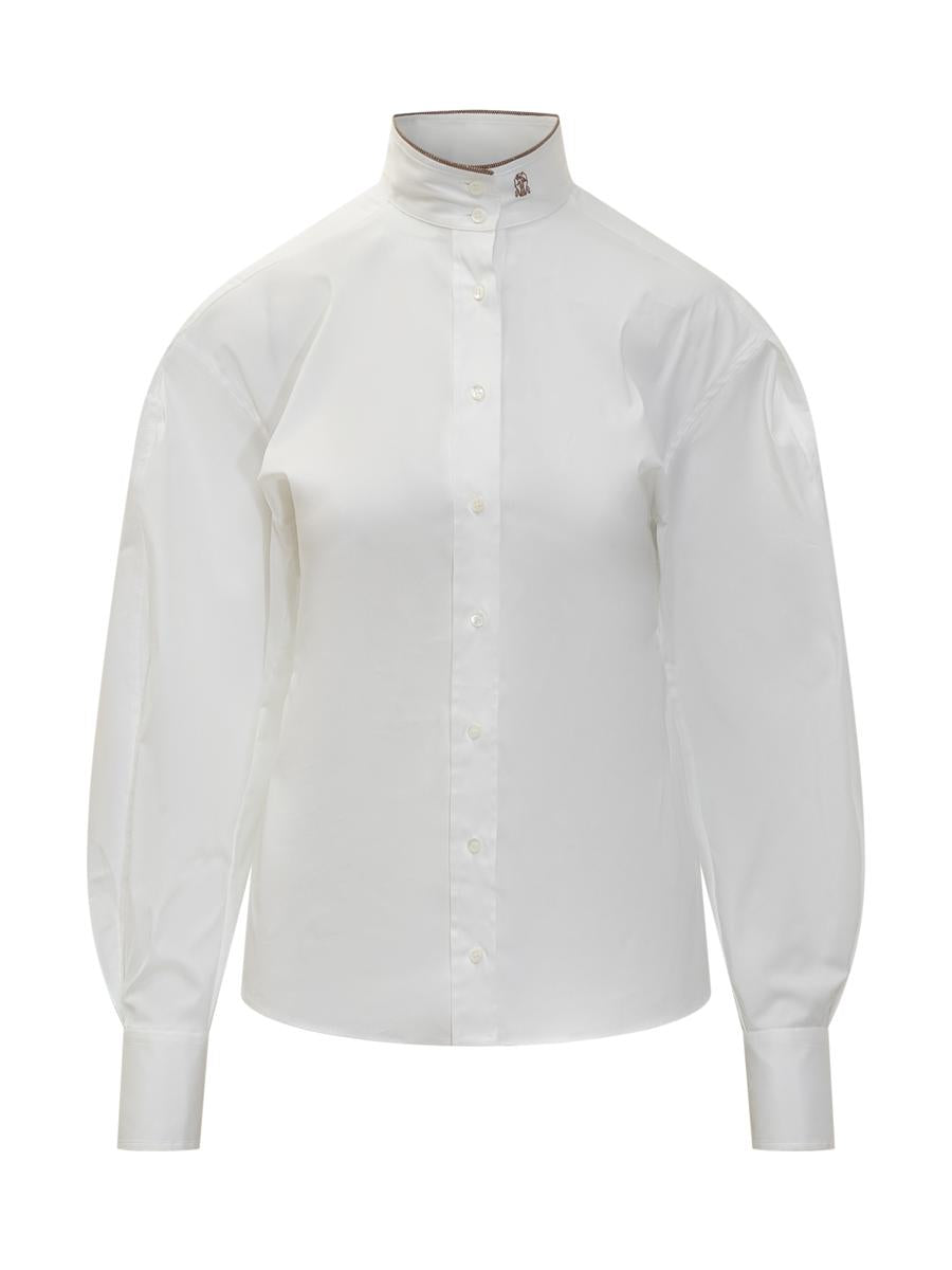 Brunello Cucinelli Brunello Cucinelli Korean Collar Shirt