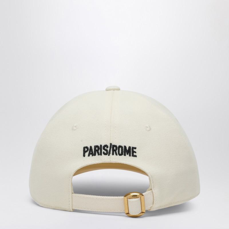 Valentino Garavani Chez Valentino Garavani Ivory Baseball Cap