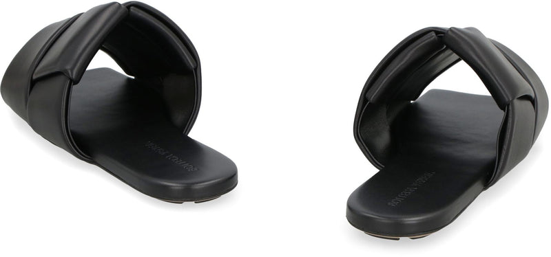 Bottega Veneta Patch Leather Mules