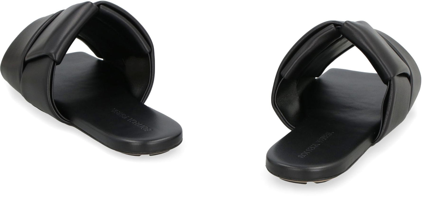 Bottega Veneta Patch Leather Mules