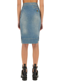 Vivienne Westwood Denim Midi Skirt