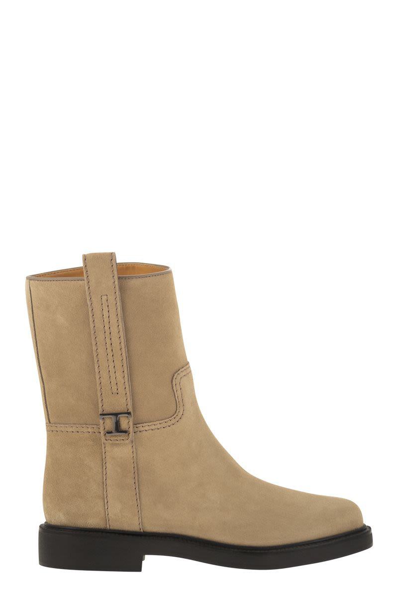 Tod'S Suede Ankle Boot
