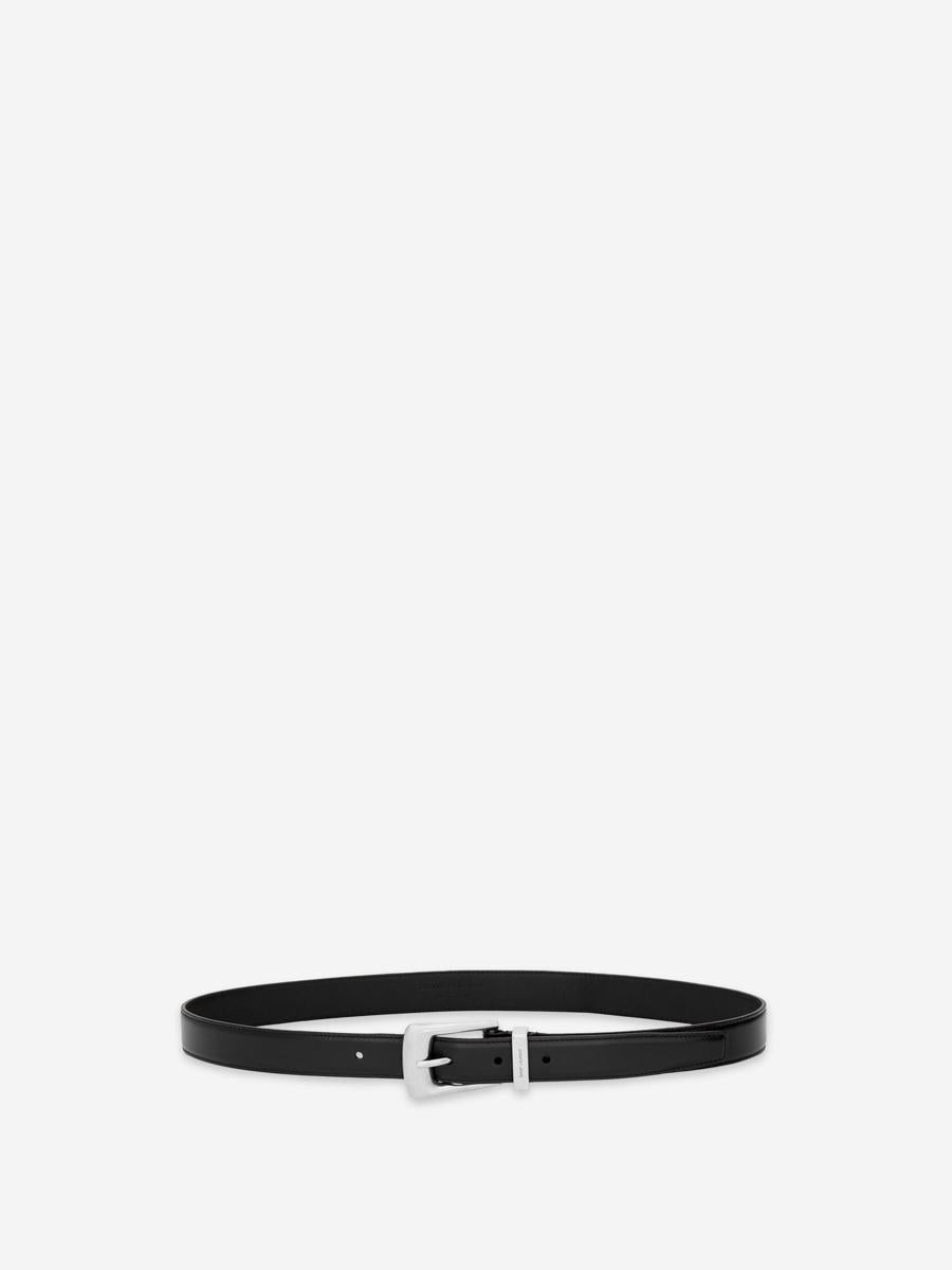 Saint Laurent Monogram Leather Belt