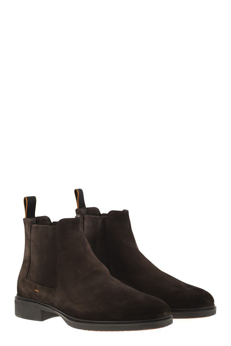 Santoni Easy Suede Ankle Boot