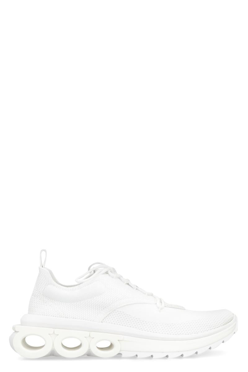 Salvatore Ferragamo Fabric Low-Top Sneakers