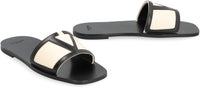 Valentino Garavani Viva Superstar Leather Slides