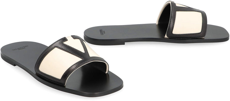 Valentino Garavani Viva Superstar Leather Slides