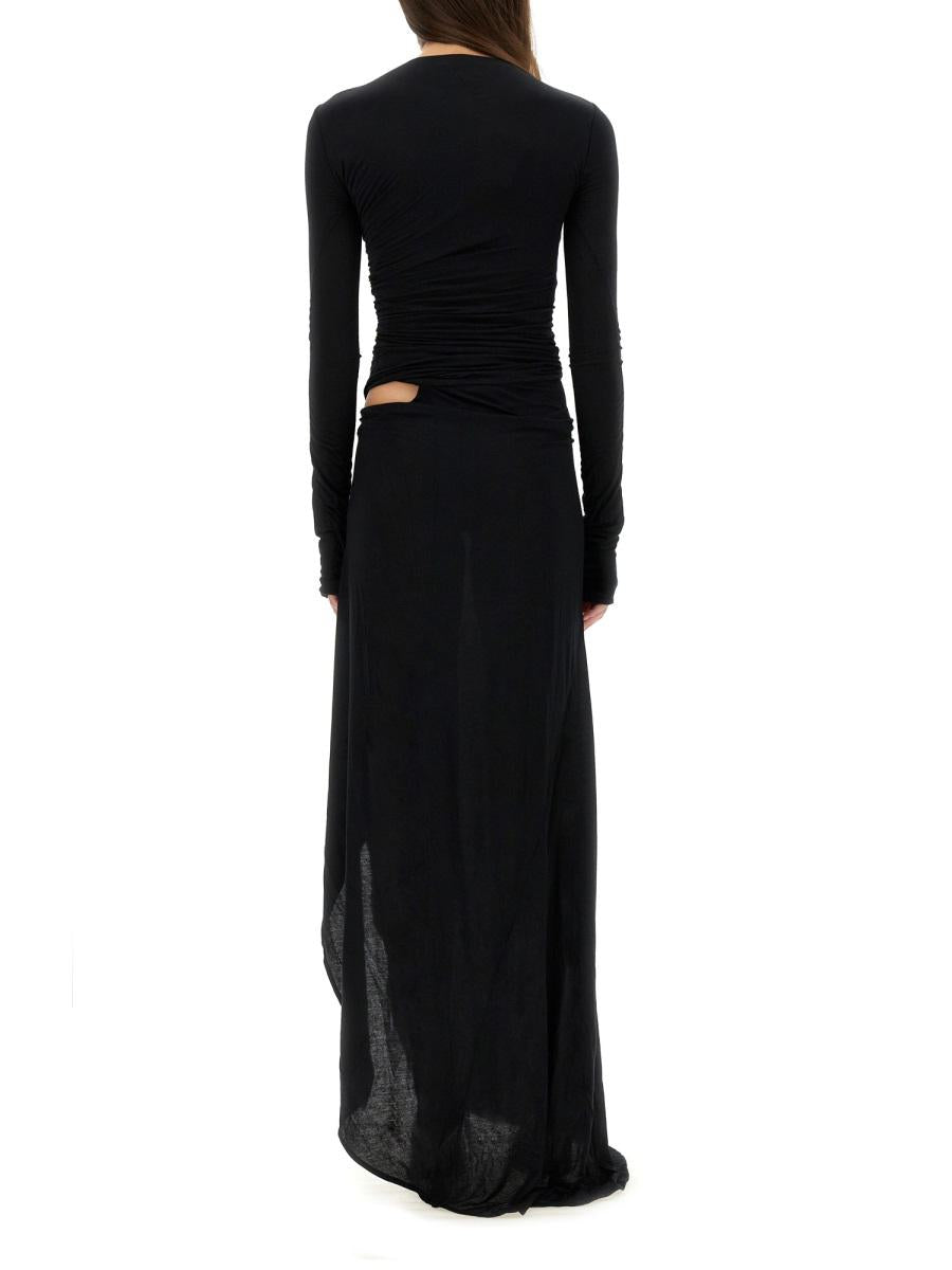 The Attico Draped Dress