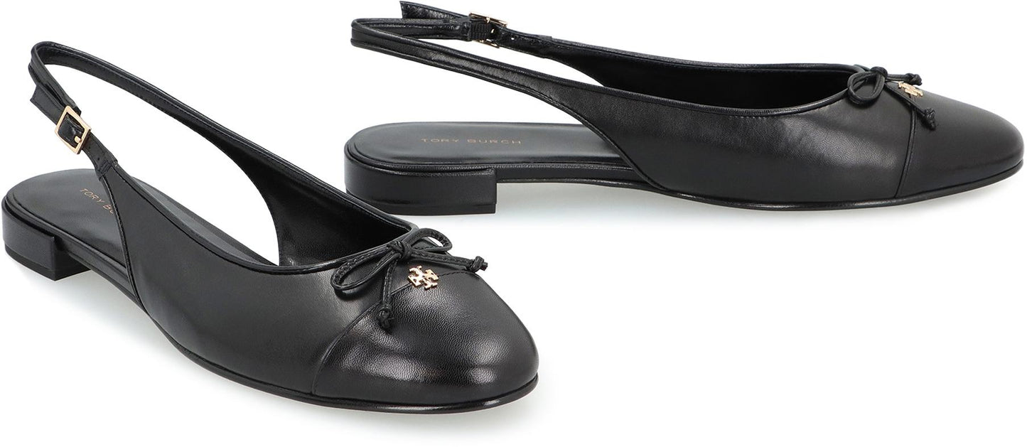 Tory Burch Leather Slingback Pumps