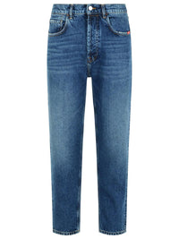 Amish 'Jeremiah' Blue Cotton Jeans