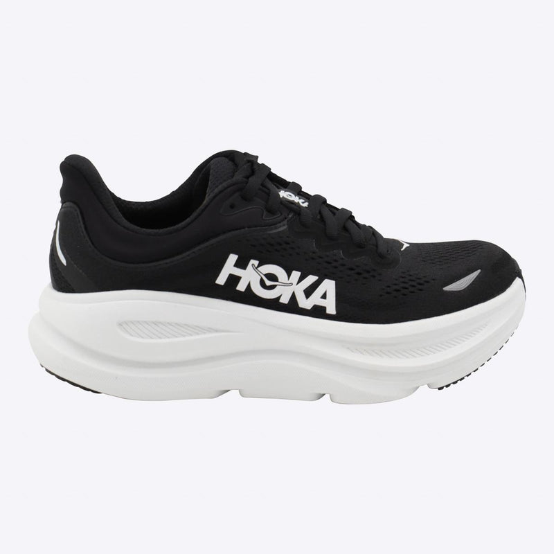 Hoka White And Black Bondi 9 Sneakers