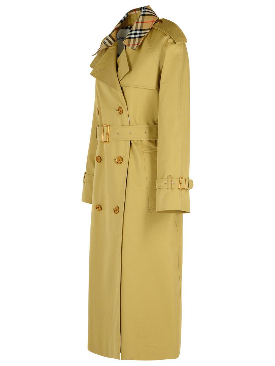 Burberry 'Castleford' Green Cotton Trench Coat