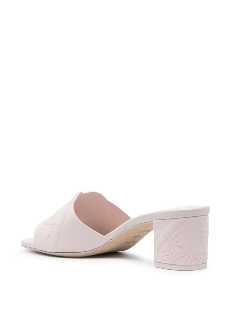 Alexander McQueen Seal Leather Mules