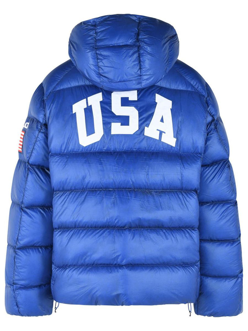 Polo Ralph Lauren Blue Nylon Bomber Jacket