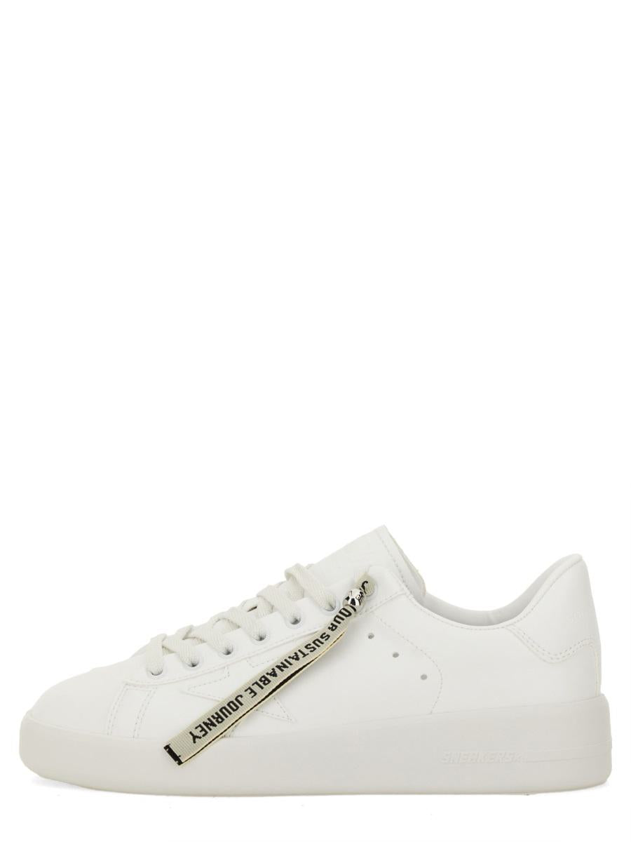 Golden Goose Purestar Sneaker With Logo