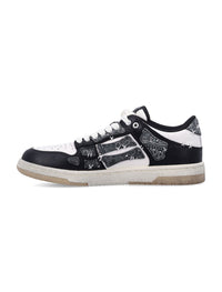 Amiri Bandana Skel Top Low Sneakers