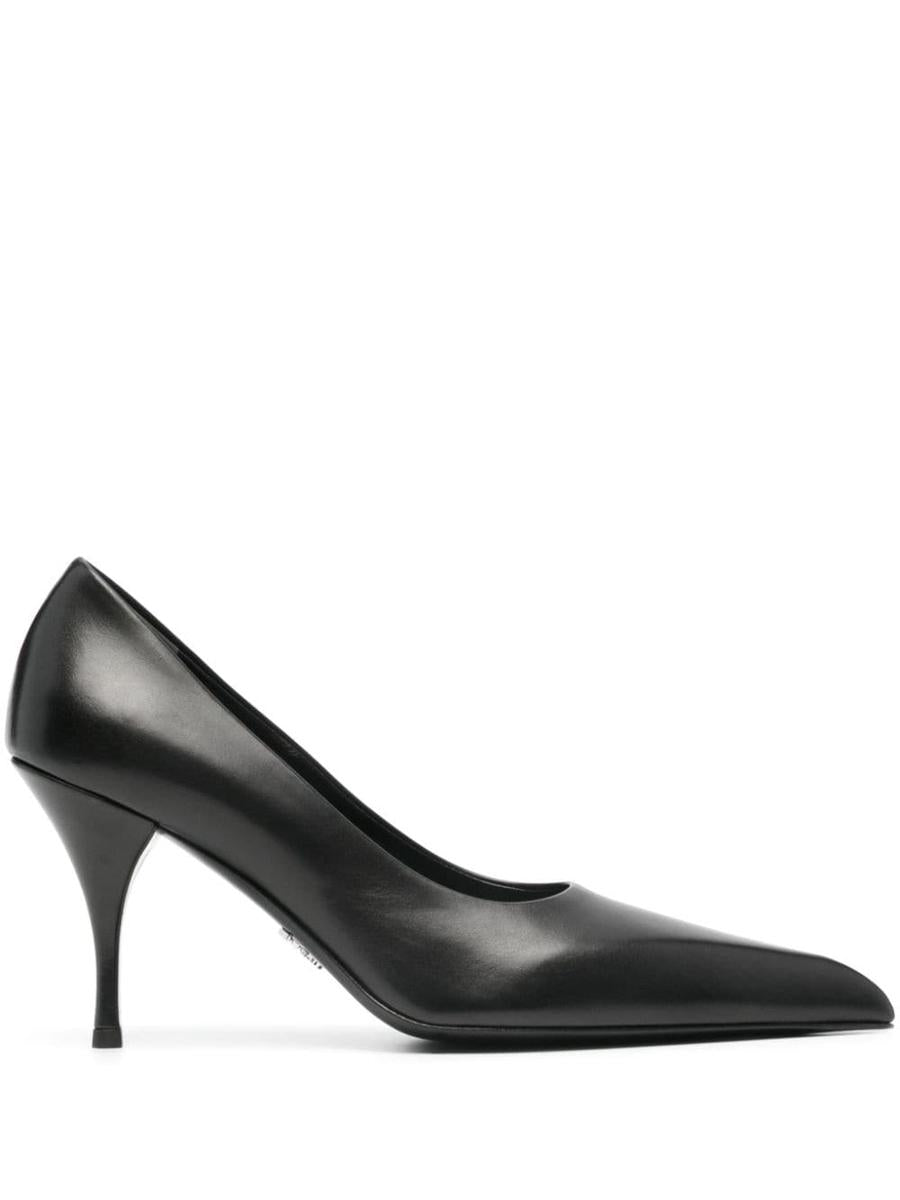 Prada 85Mm Leather Pumps