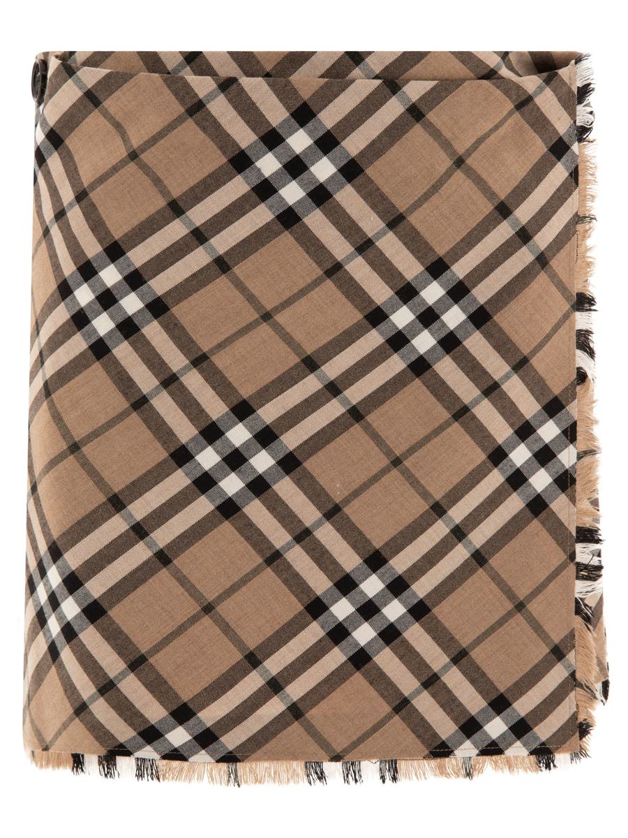 Burberry Check Wool Blend Mini Kilt