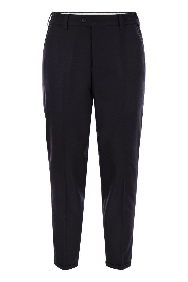 Pt Torino The Rebel - Wool And Cashmere Trousers