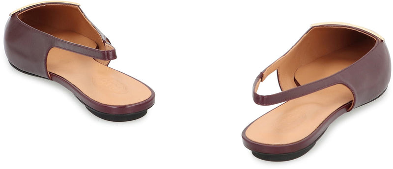 Tod'S Pointy-Toe Slingback Ballet Flats