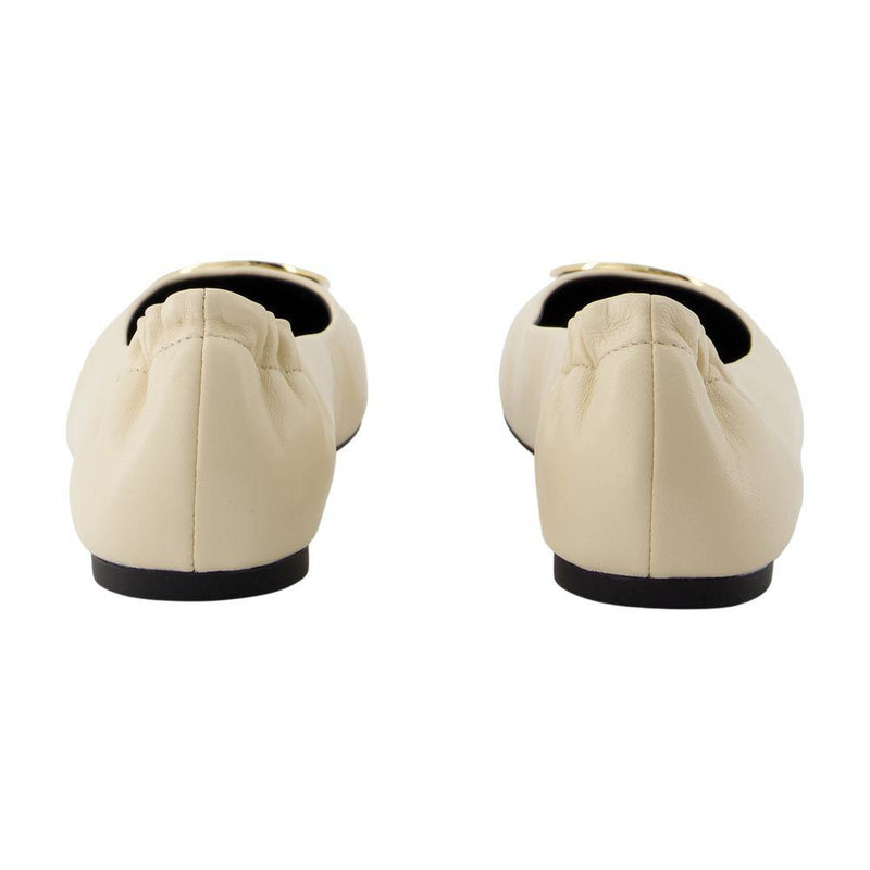 Tory Burch Claire Cap-Toe Ballerinas