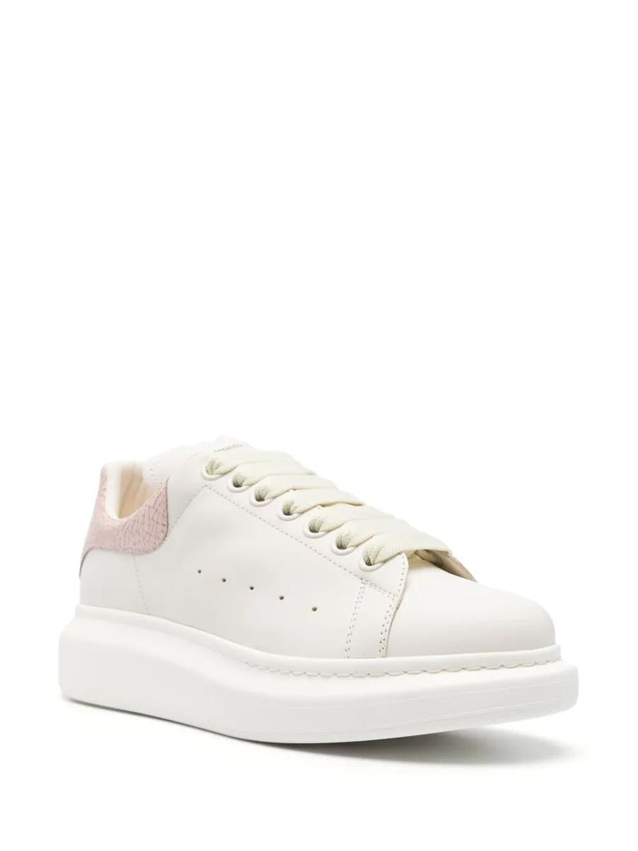 Alexander McQueen Oversized Sneaker With Crackled Heel Tab Shoes