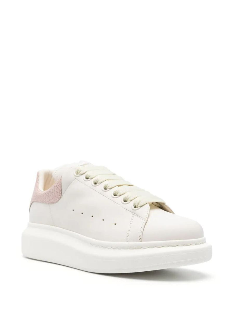 Alexander McQueen Oversized Sneaker With Crackled Heel Tab Shoes
