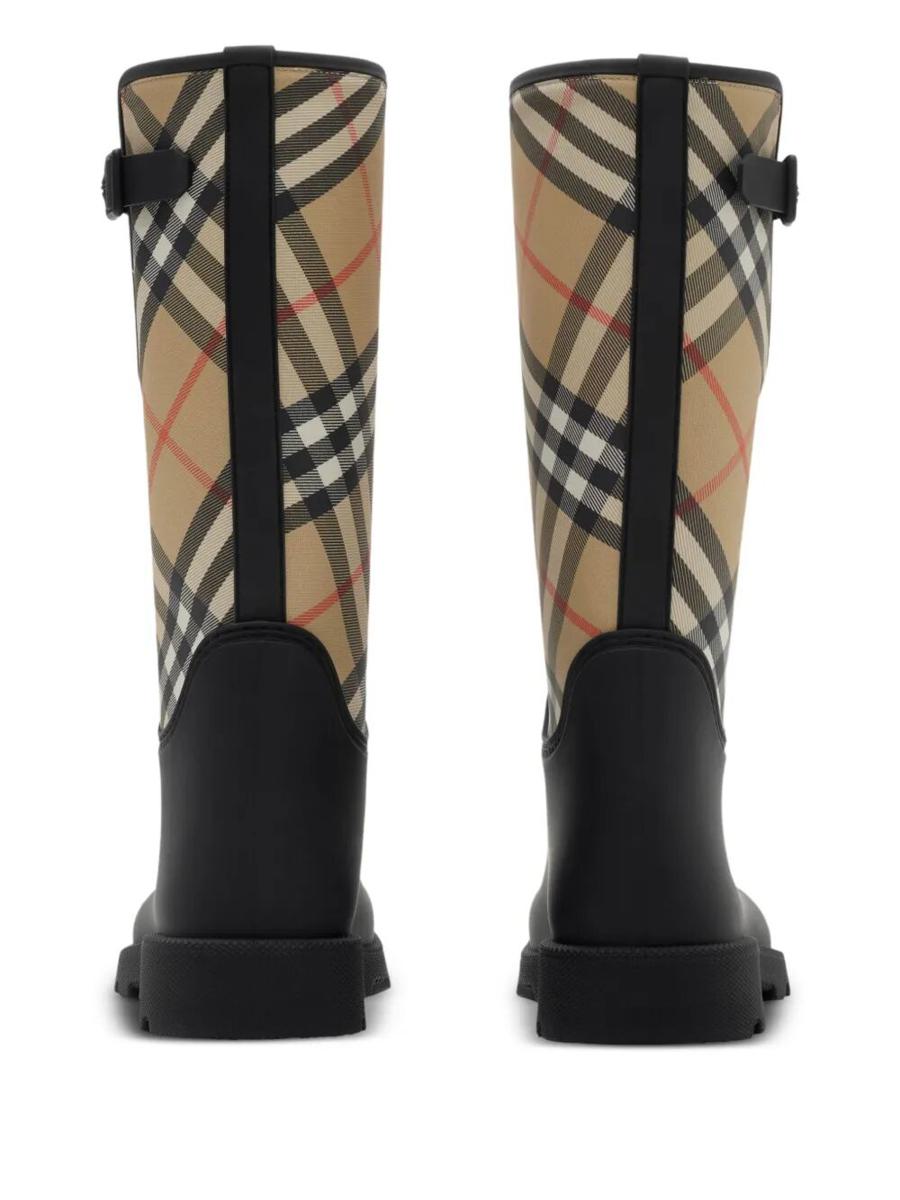 Burberry Rubber Marsh Stamp High Boots Shoes