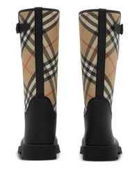 Burberry Rubber Marsh Stamp High Boots Shoes
