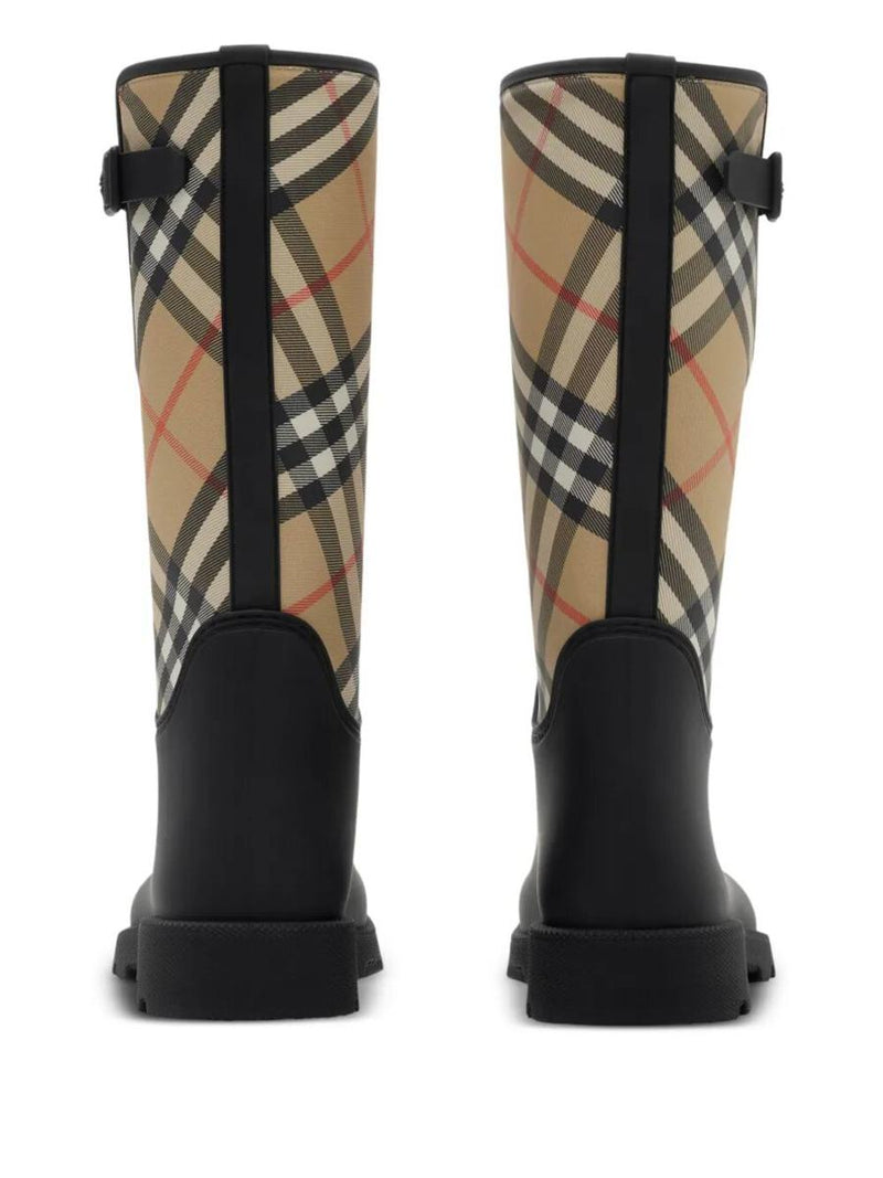 Burberry Rubber Marsh Stamp High Boots Shoes