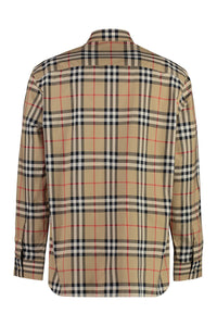 Burberry Check Print Cotton Shirt