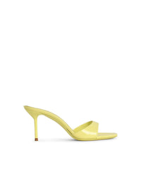 Paris Texas 'Mule Lidia 70' Yellow Leather Pumps
