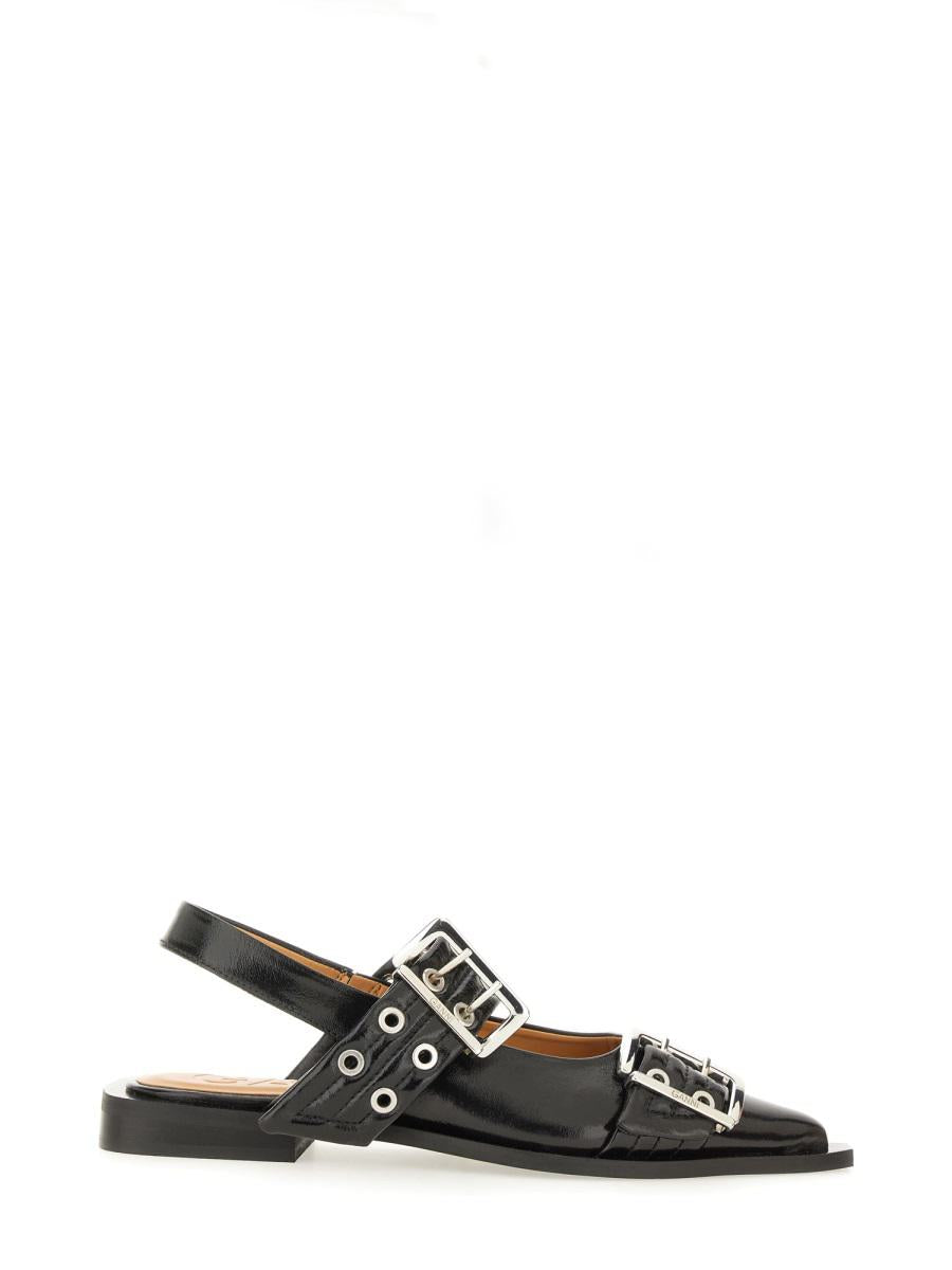 Ganni Ballerina With Buckle