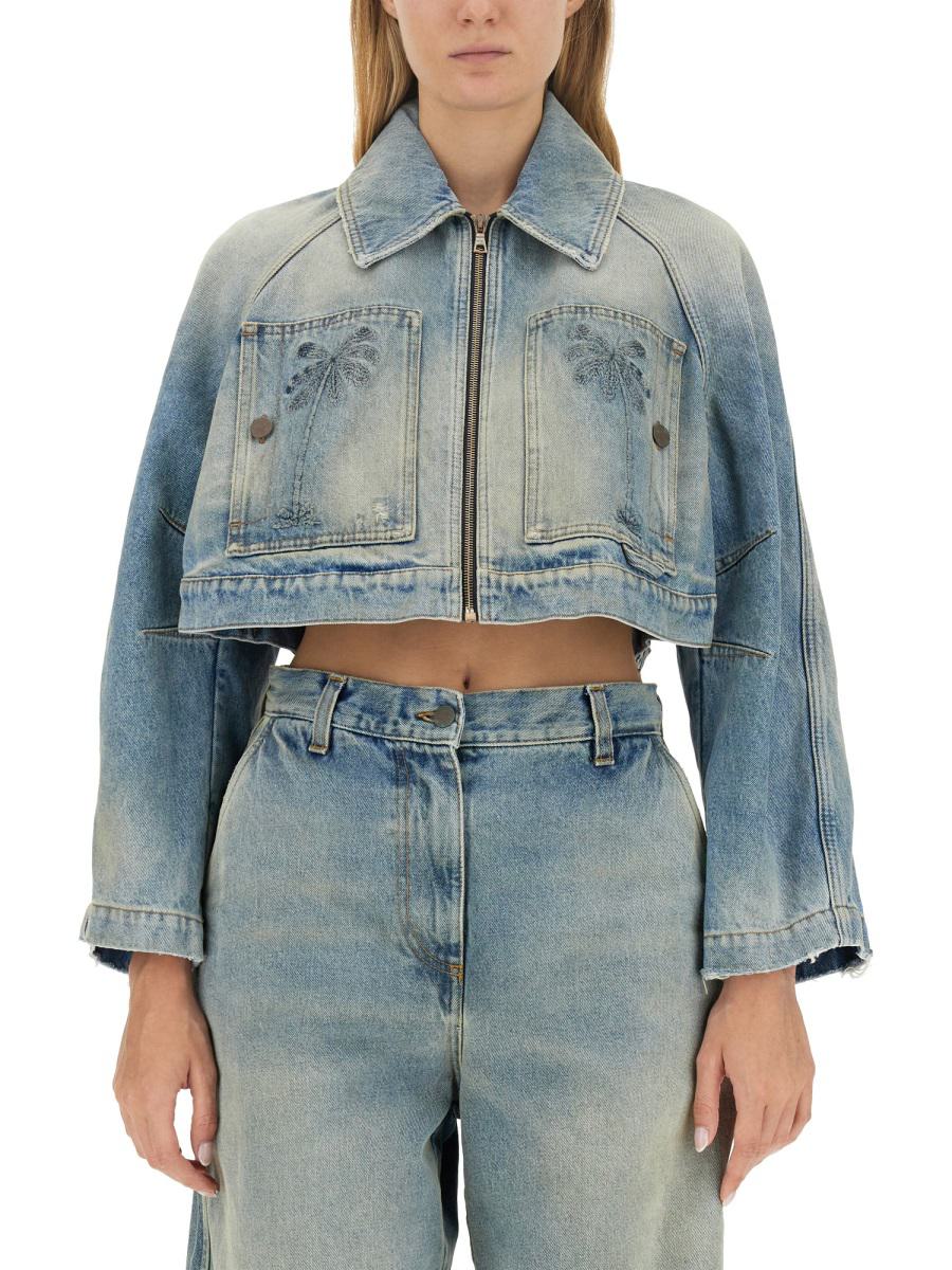 Palm Angels Cropped Fit Jacket