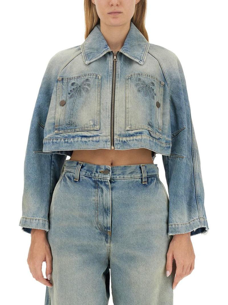 Palm Angels Cropped Fit Jacket