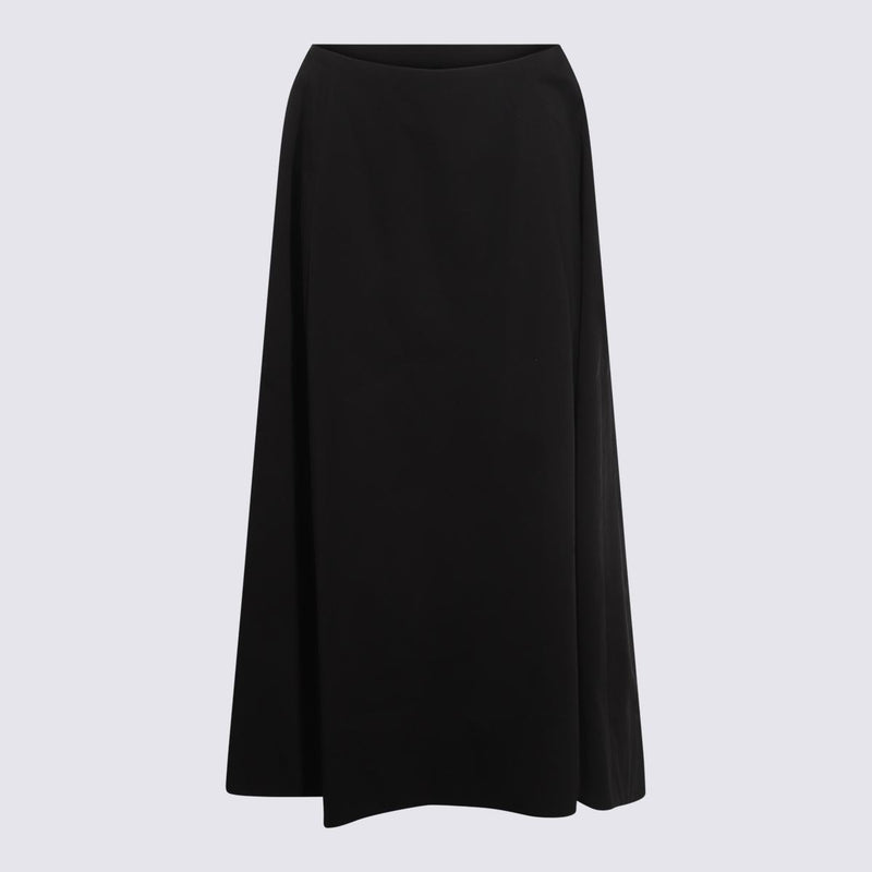 Balenciaga Black Cotton Skirt