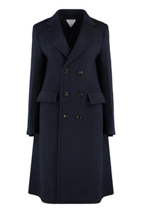Bottega Veneta Double-Breasted Wool And Cashmere Coat