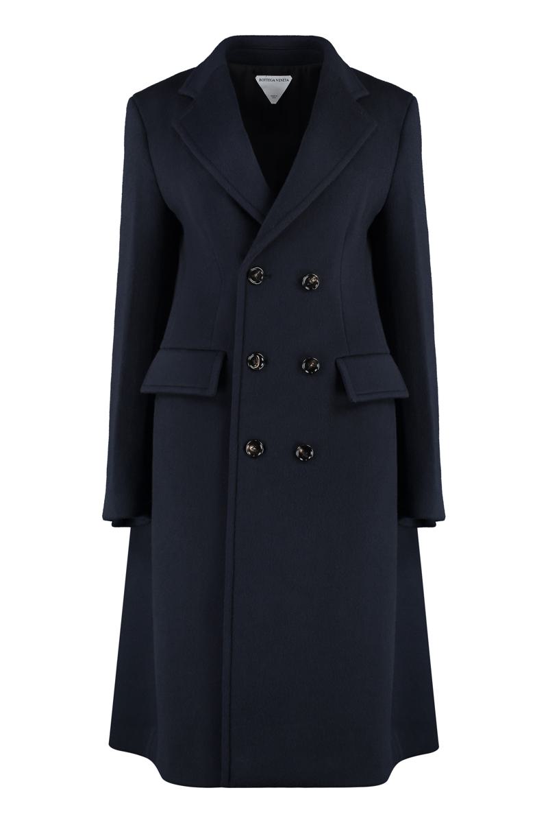 Bottega Veneta Double-Breasted Wool And Cashmere Coat