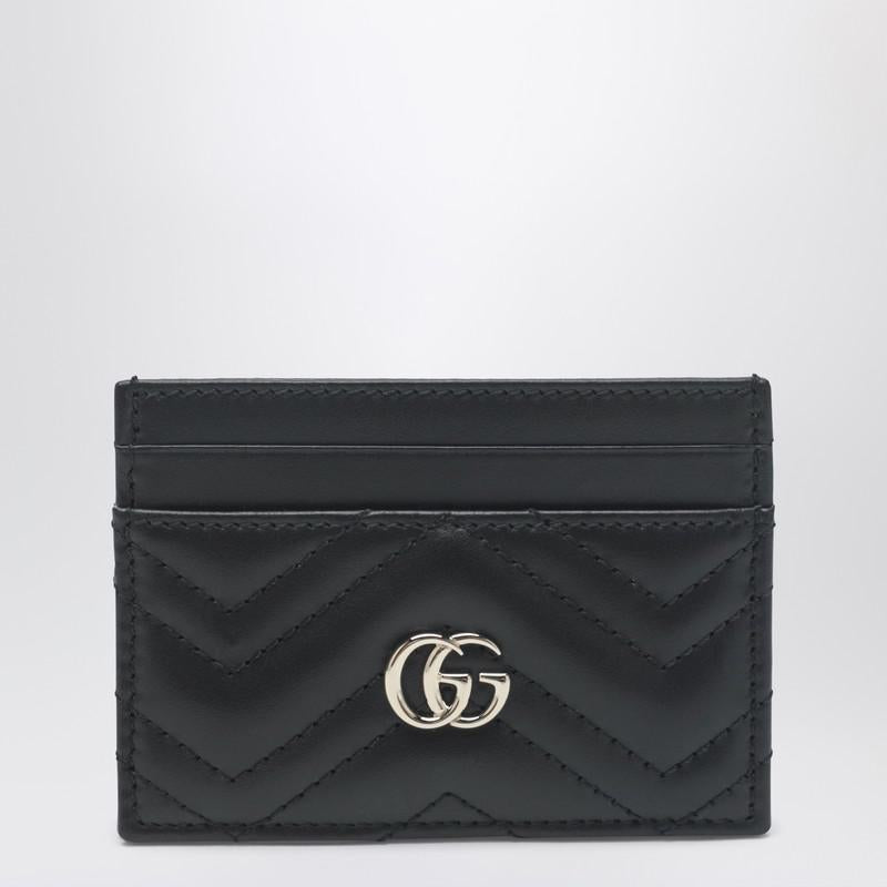 Gucci Gg Marmont Card Holder Black/Gold