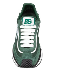 Dolce & Gabbana Canvas And Suede Sneakers