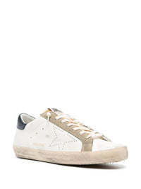 Golden Goose "Super Star" Leather Upper Foam Tongue Skate Star Shiny Leather Heel Sneakers Shoes
