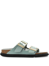 Birkenstock Arizona Droplet Buckle Shiny Leather Sandals Shoes