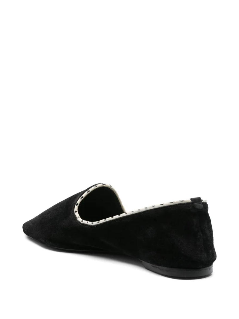 TOTEME Velvet Ballerinas