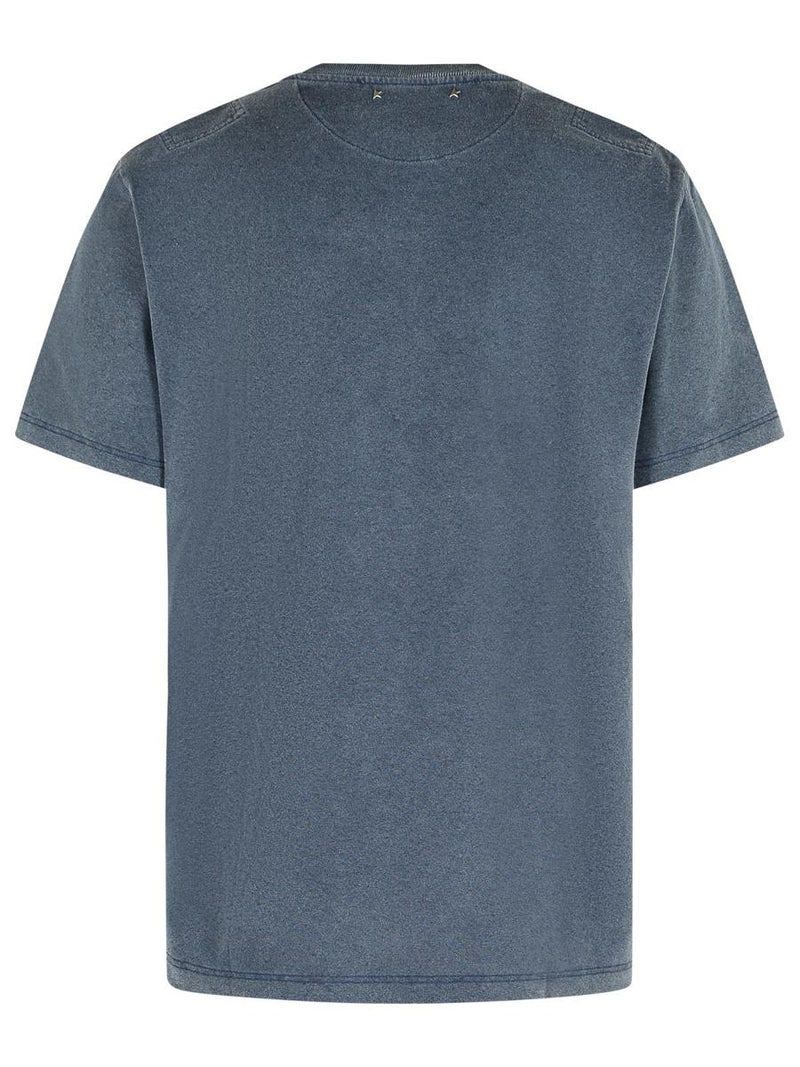 Golden Goose Blue Cotton T-Shirt