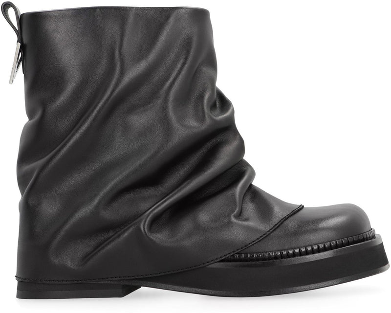 The Attico Mini Robin Combat Leather Boots