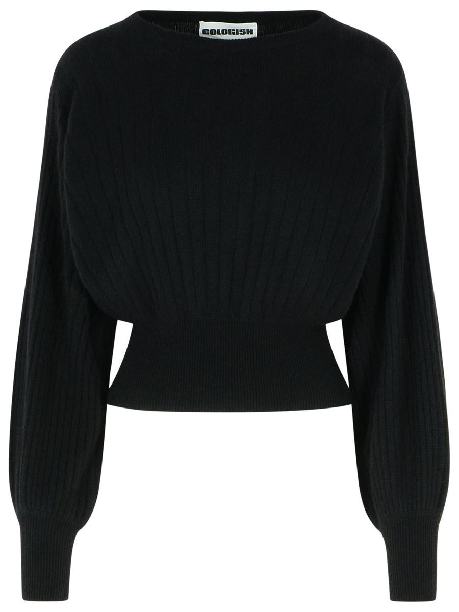 Colorush 'Prague Lux' Black Cashmere Sweater
