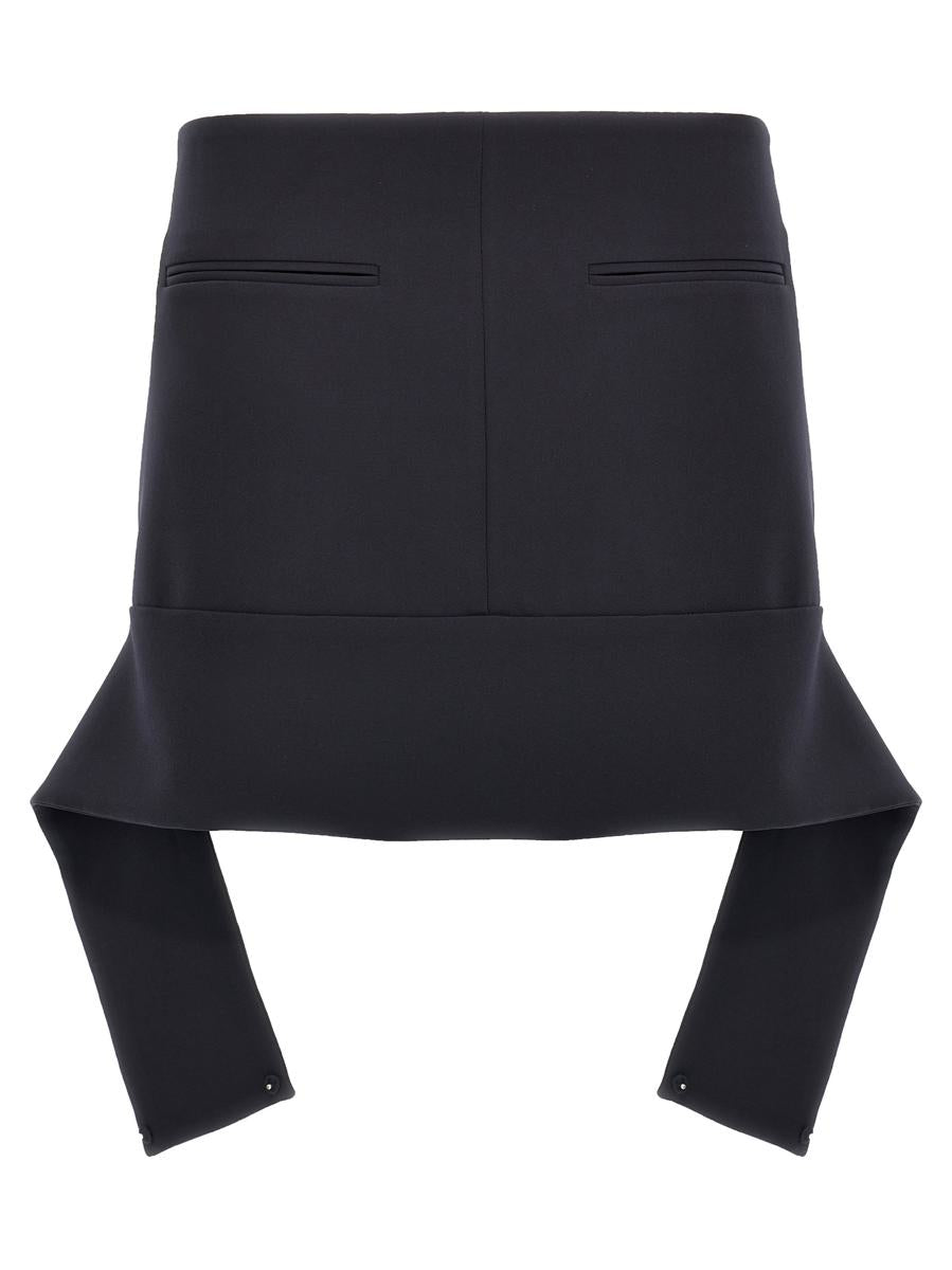 Courrèges 'Reversed Belt Mini' Skirt